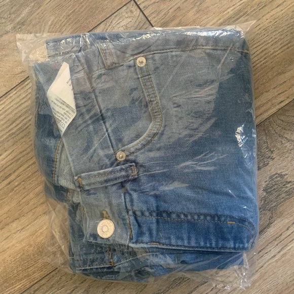 NWT DENIM & CO. EASY STRETCH TROUSER JEANS LIGHT WASH 2T (TALL) - Picture 6 of 6